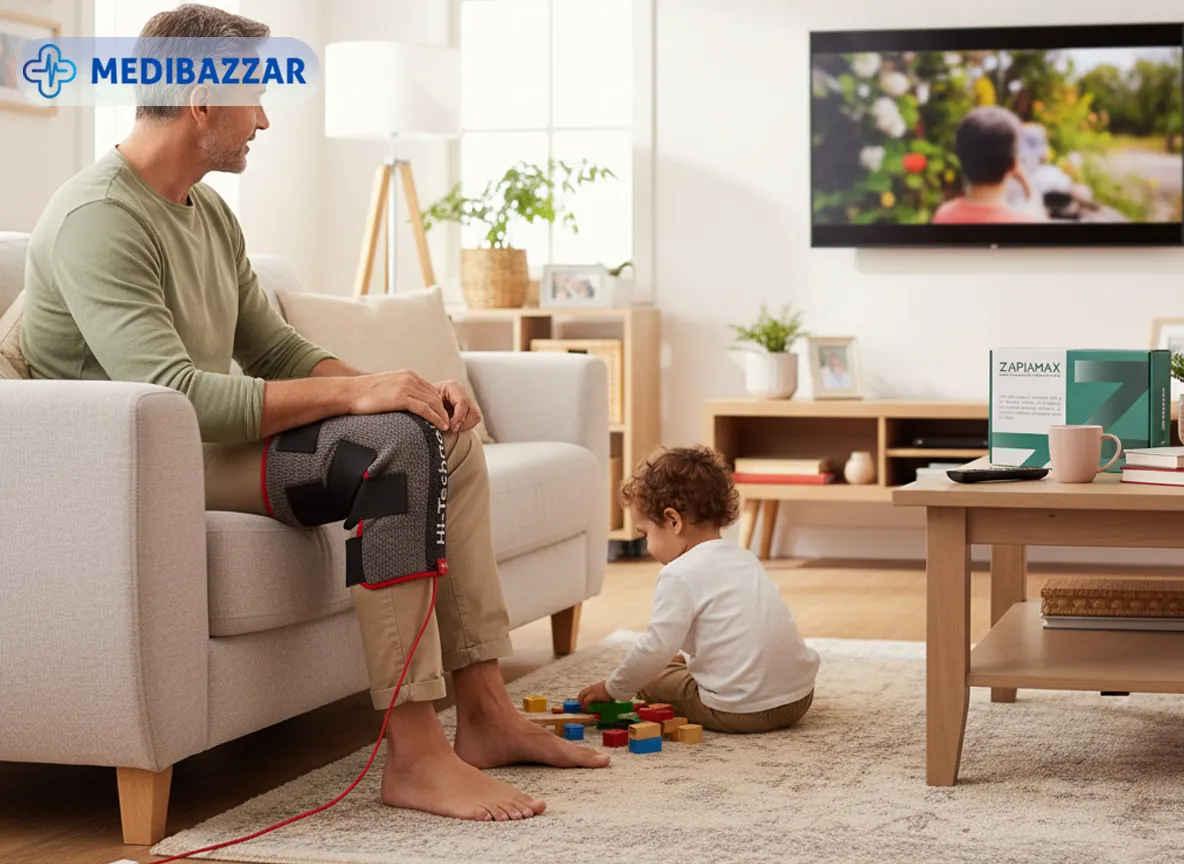 درمان خشکی زانو با زانوبند زاپیامکس