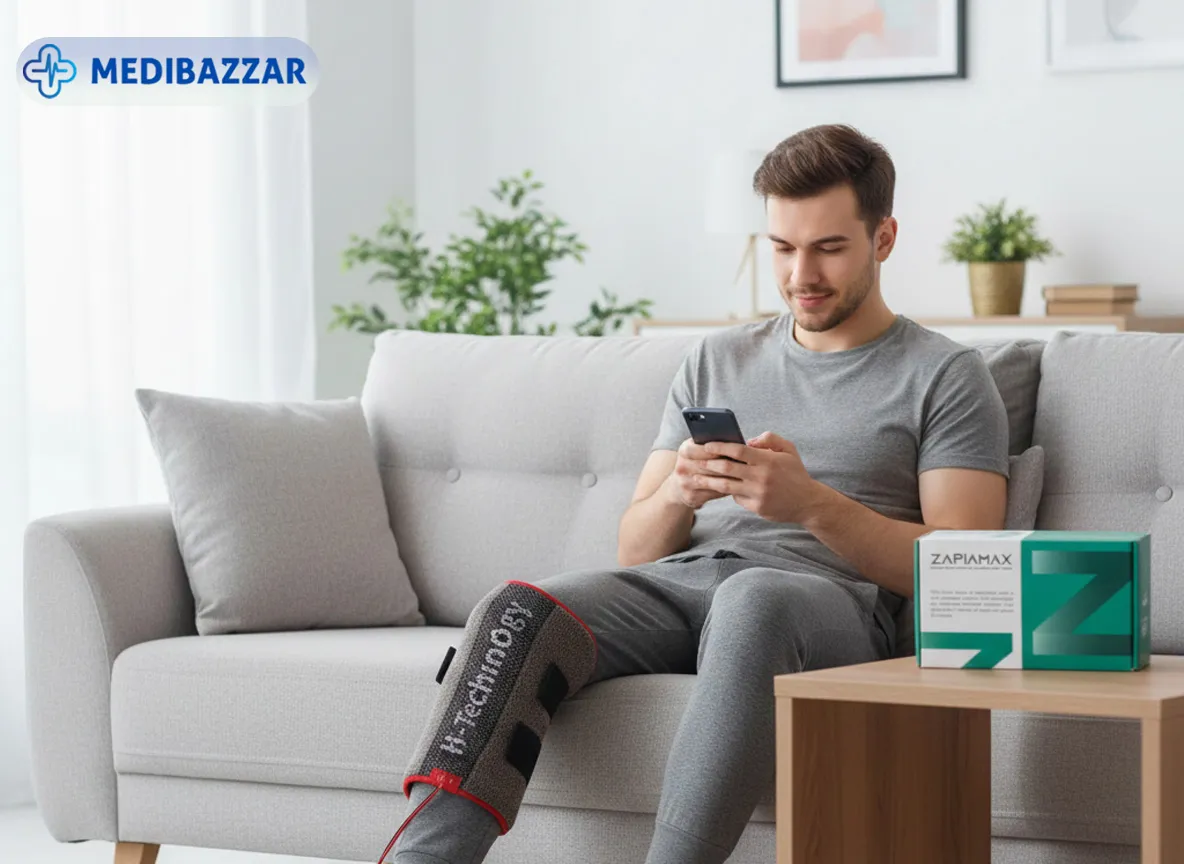 زانوبند زاپیامکس درمان خانگی درد و ورم زانو